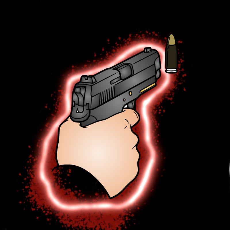gun with bullet