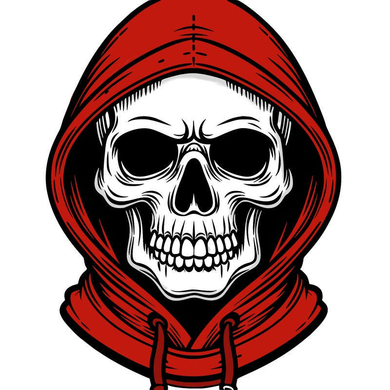 skull hoodie