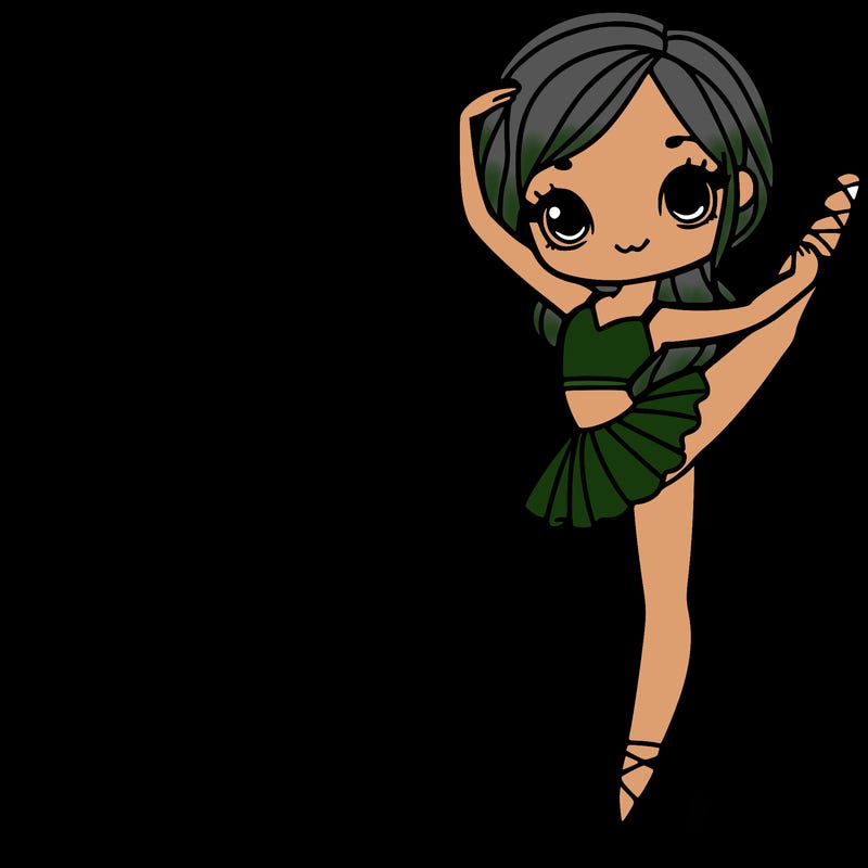 dancer doing a pretty pose