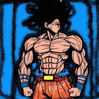 goku realistic