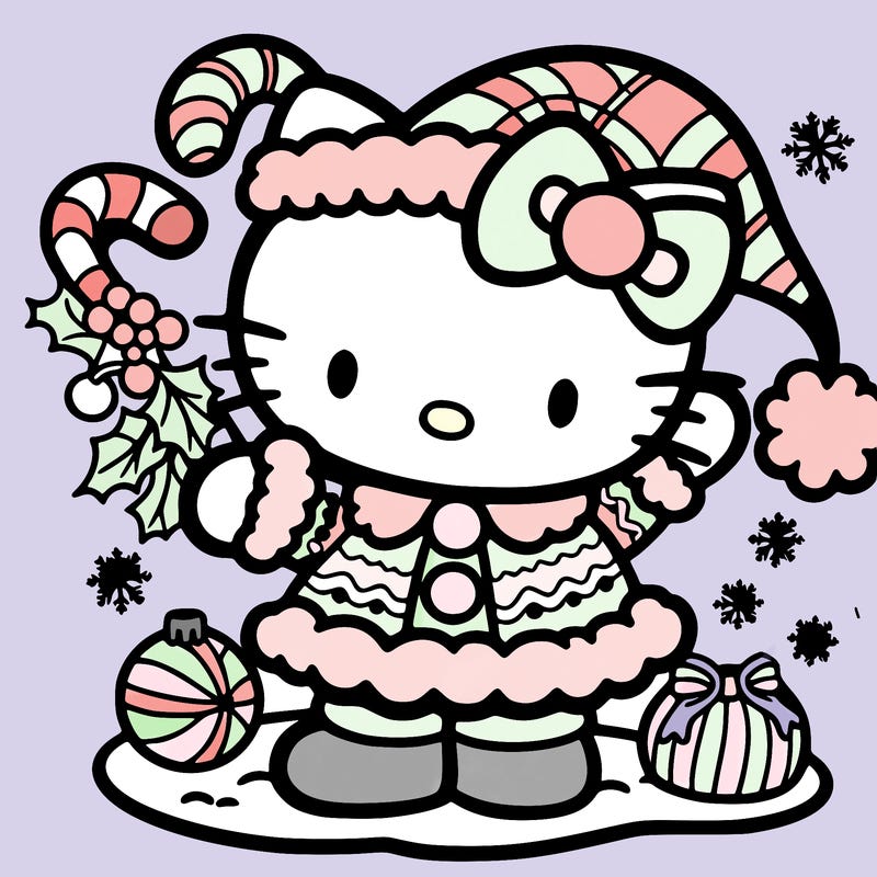 christmas hello kitty