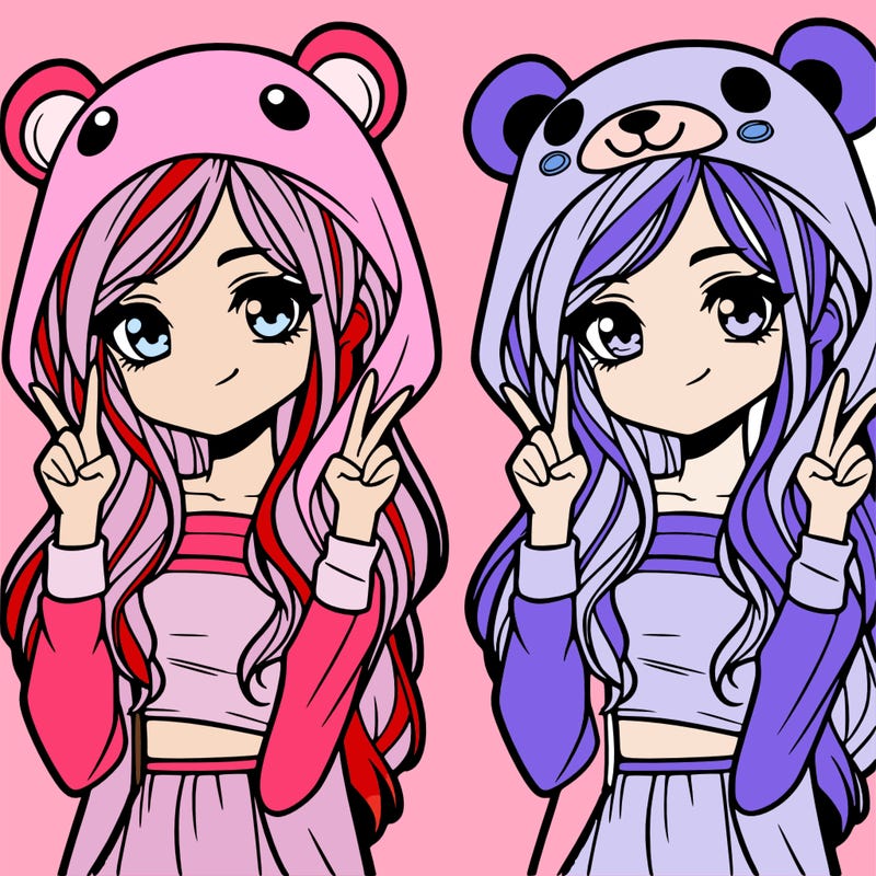 teen girl in animal costume