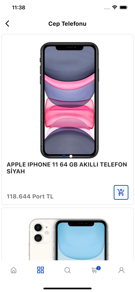 Flex-Port - Flex-Port app product listing for an iPhone 11 showing price in reward points