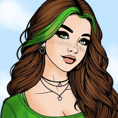 detailed realistic girl