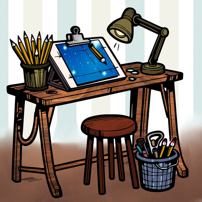 artist desk