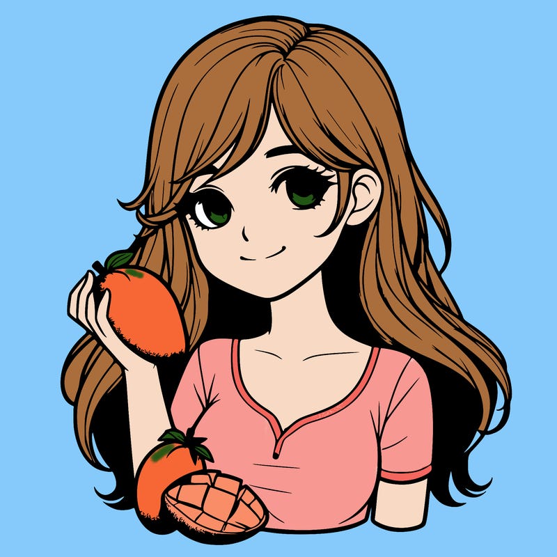 realistic mango girl