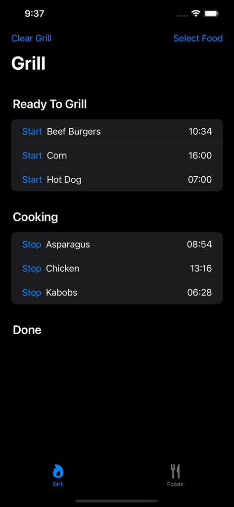 Barbecue Timer - Food & Drink App | MWM