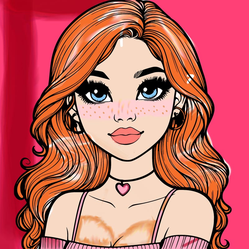 realistic pretty girl