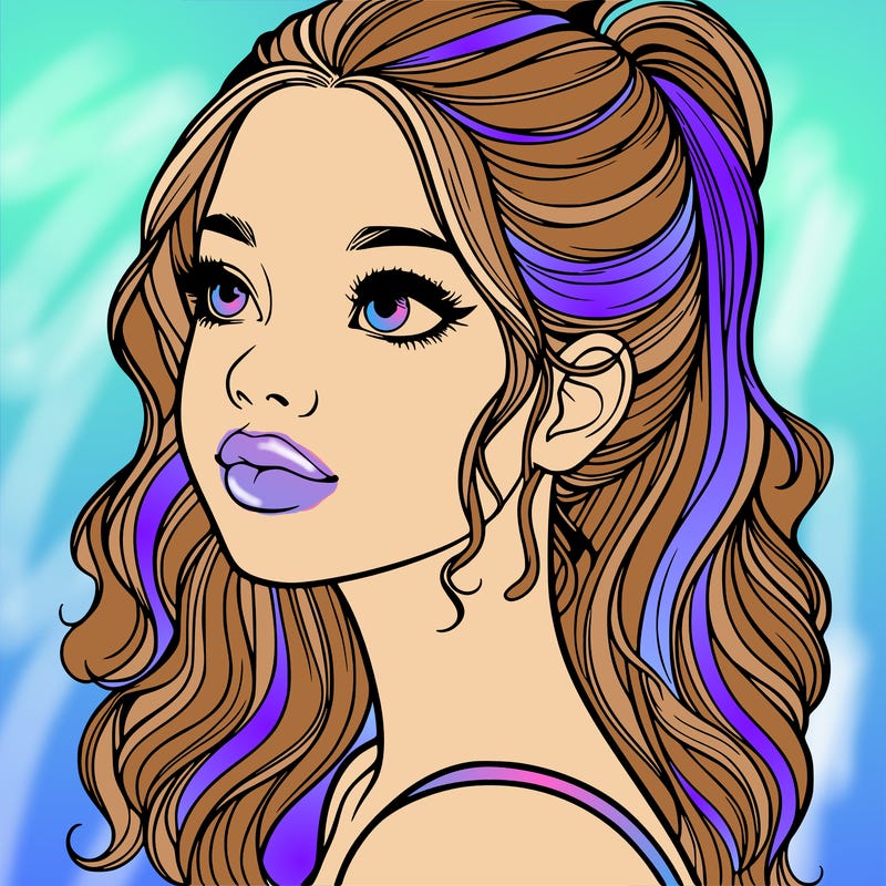 beautiful realistic girl