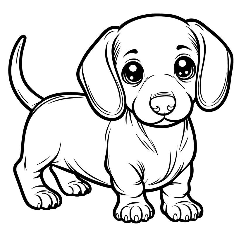 mini  dachshund puppy