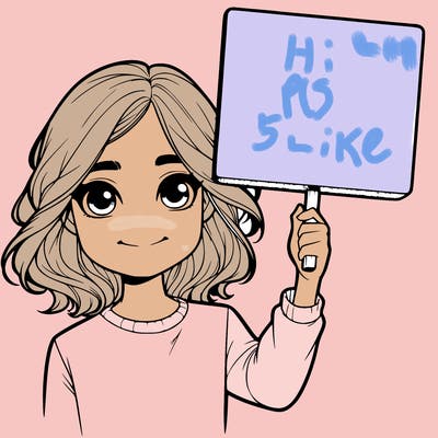 realistic girl holding up a sign