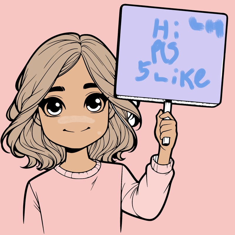 realistic girl holding up a sign