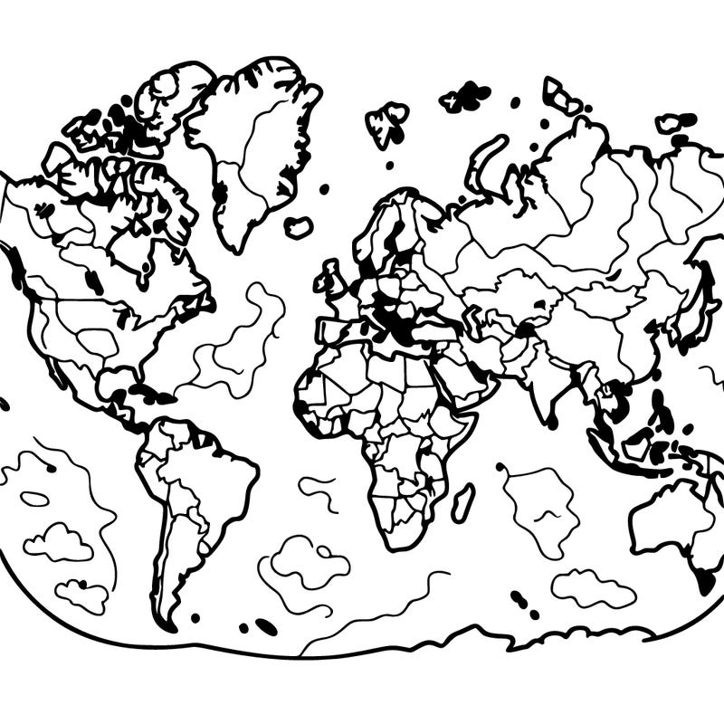 world map