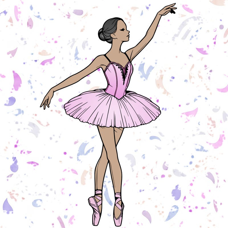 realistic ballerina