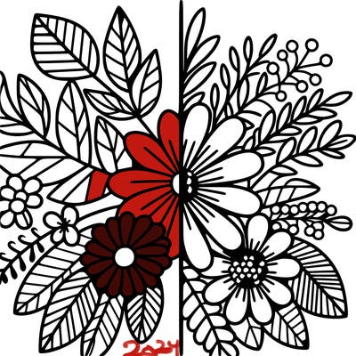 flowers split