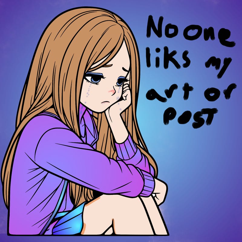 a realistic girl with depression