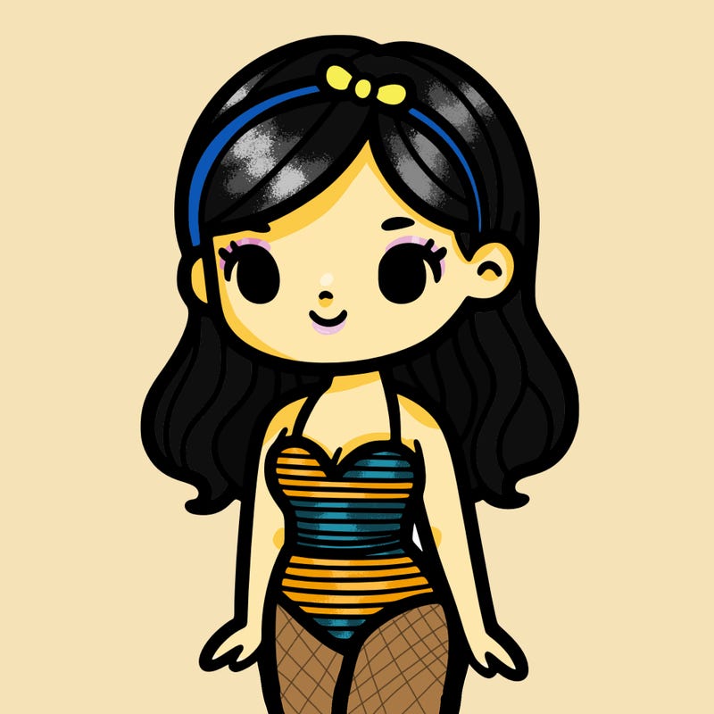 girl in swimming suit