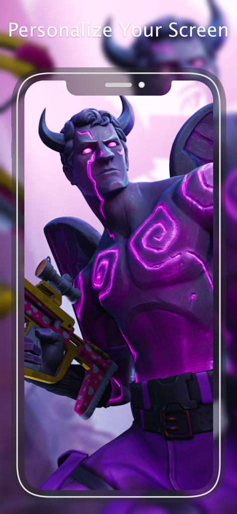 HD Wallpaper for Fortnite - Fallen Love Ranger character skin as a high definition Fortnite wallpaper on an iPhone