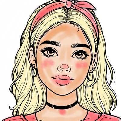 realistic teenage girl