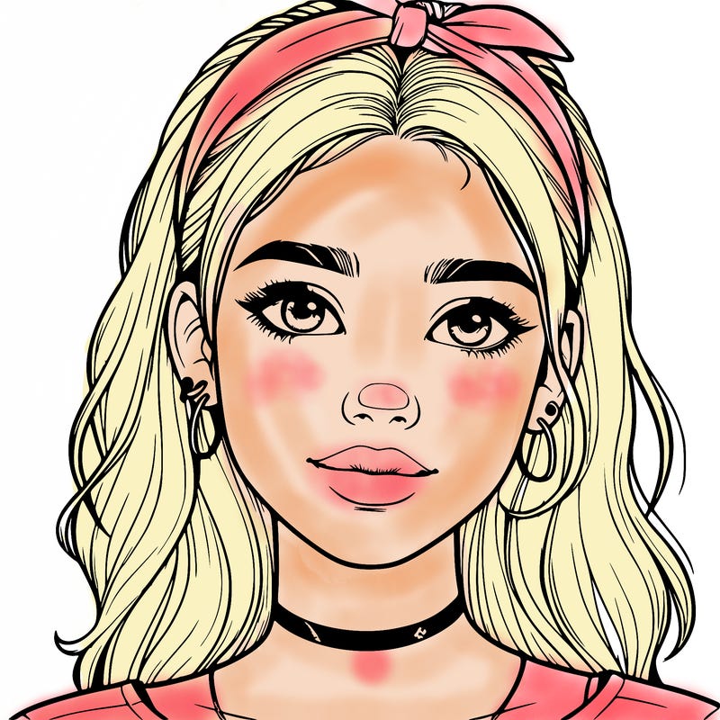 realistic teenage girl