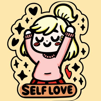 self-love sticker