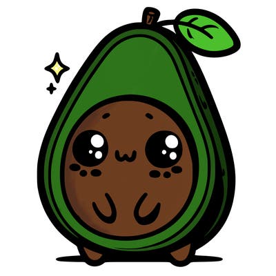 cute avocado