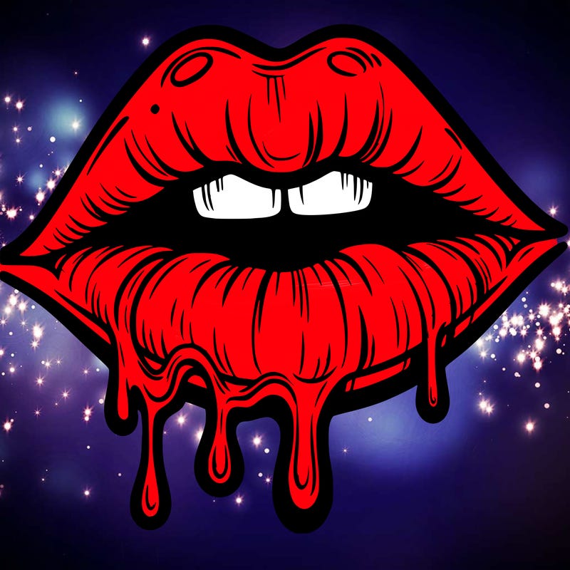 lips that look realistic and drip