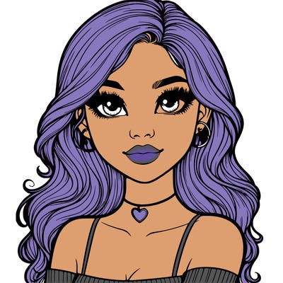 realistic pretty girl