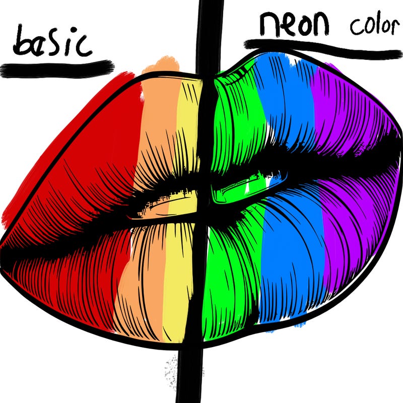realistic lips