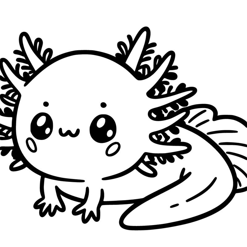 cute axolotl