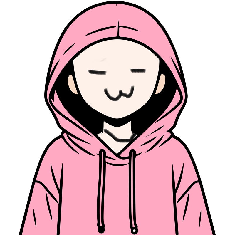 faceless girl in hoodie
