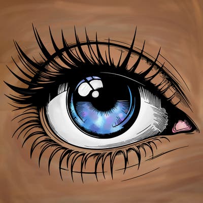 realistic eye