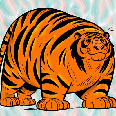 huge tiger