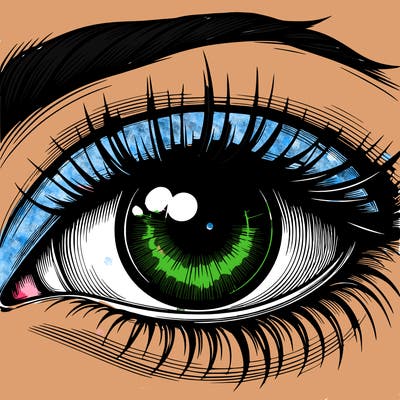 realistic eye