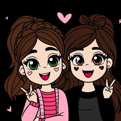 two best friends that are girls