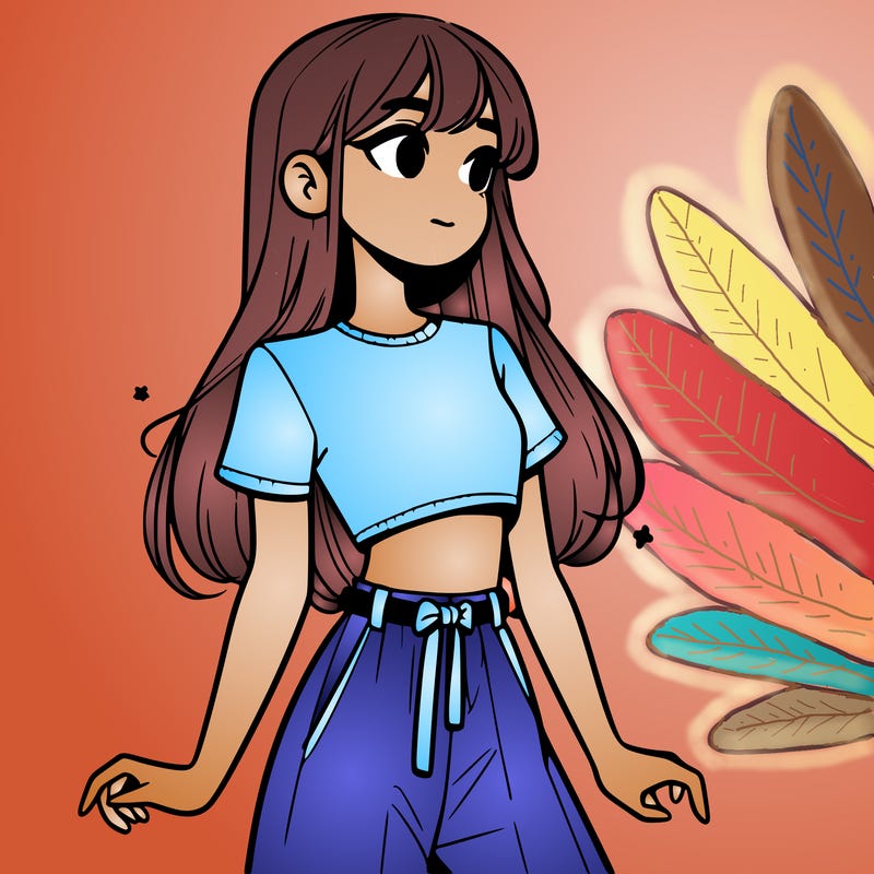 girl in a cute crop top