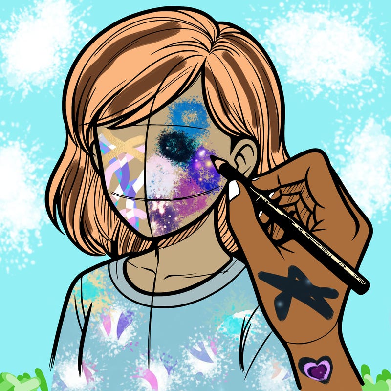 drawing a realistic person