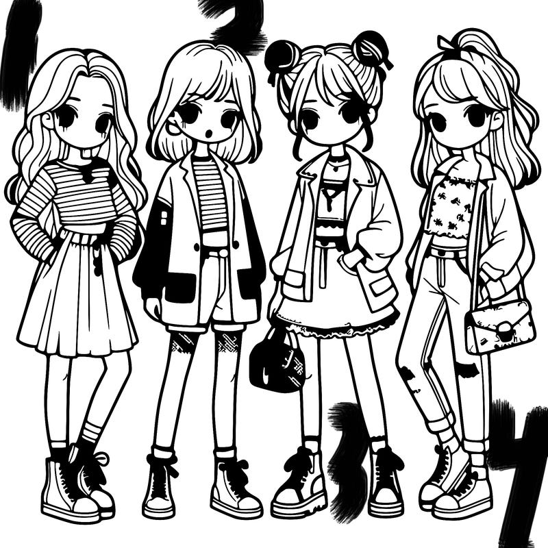 girls with fashion