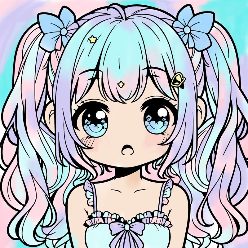 cute sweet anime girl