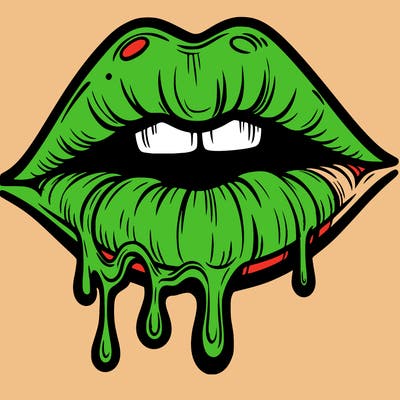 lips that look realistic and drip