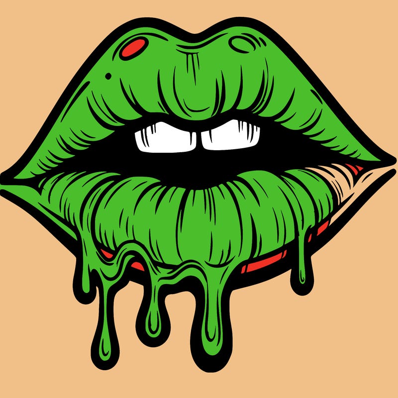 lips that look realistic and drip