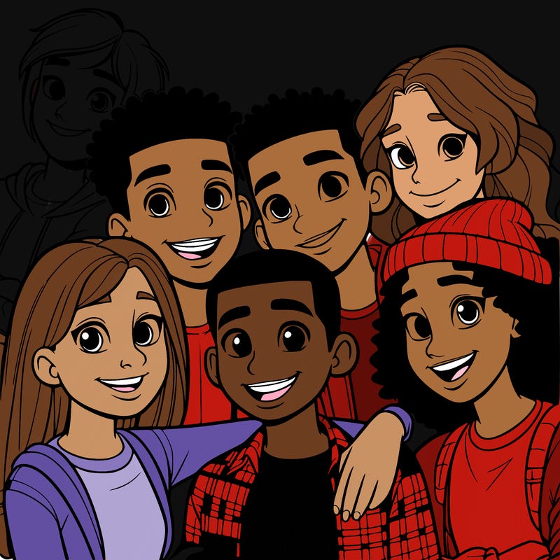 a mixed friend group