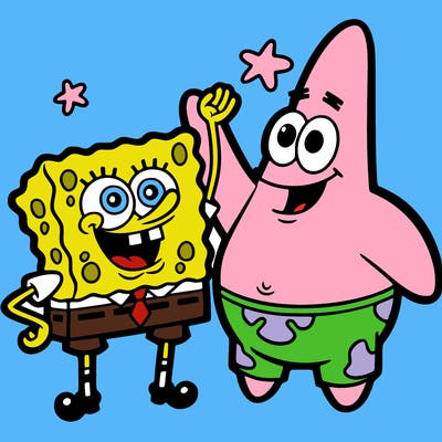 sponge bob with patrick