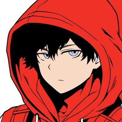 anime guy in hoodie