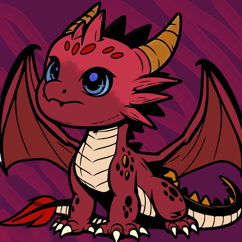 fierce baby night dragon