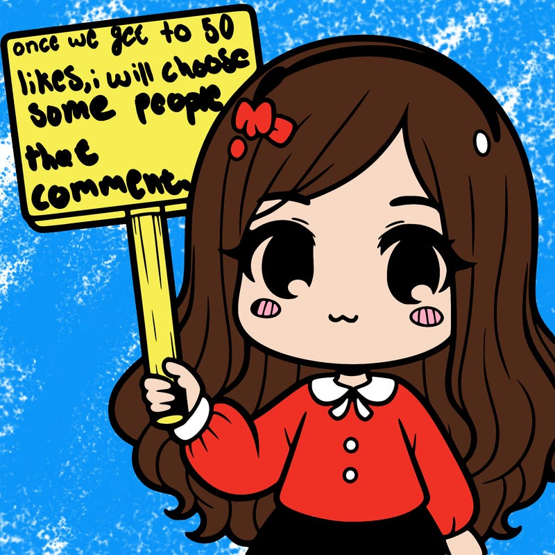 a girl holding a sign