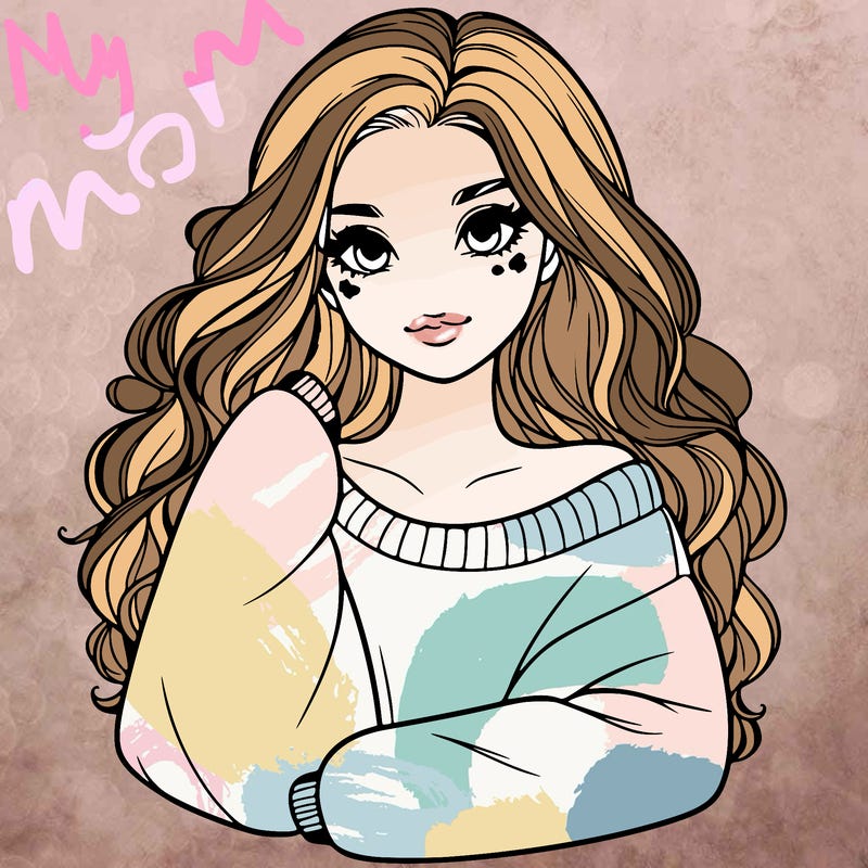 a beautiful girl in a big sweatshirt