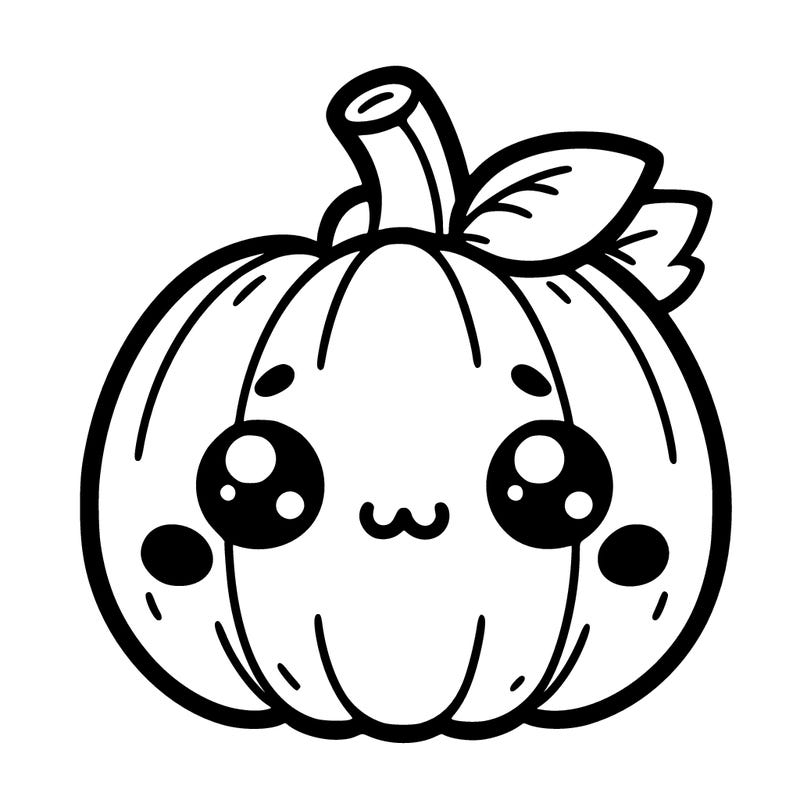 easy cute pumpkin