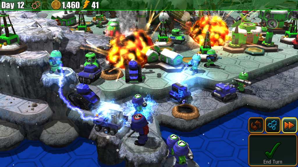 Epic Little War Game - Turn based tactical combat with toy soldiers on a hexagonal grid