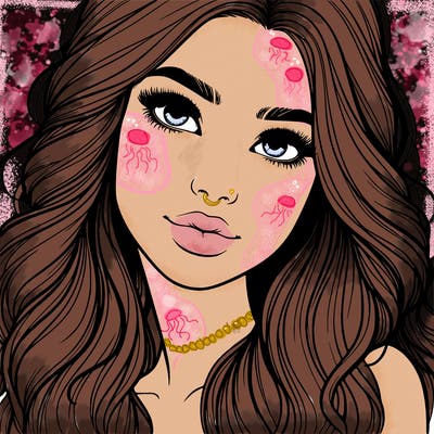 beautiful realistic girl